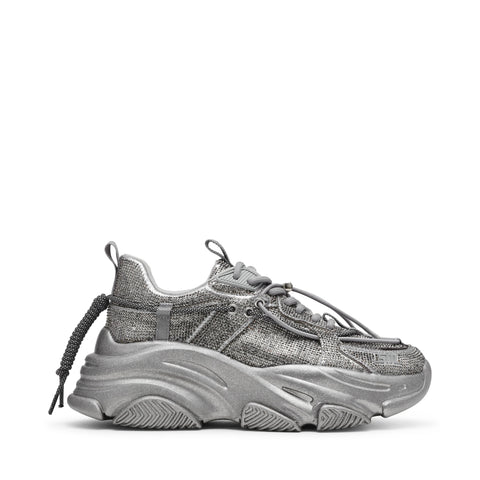 STEVE MADDEN VAULT 2R SNEAKER SILVER Boty - Novinky