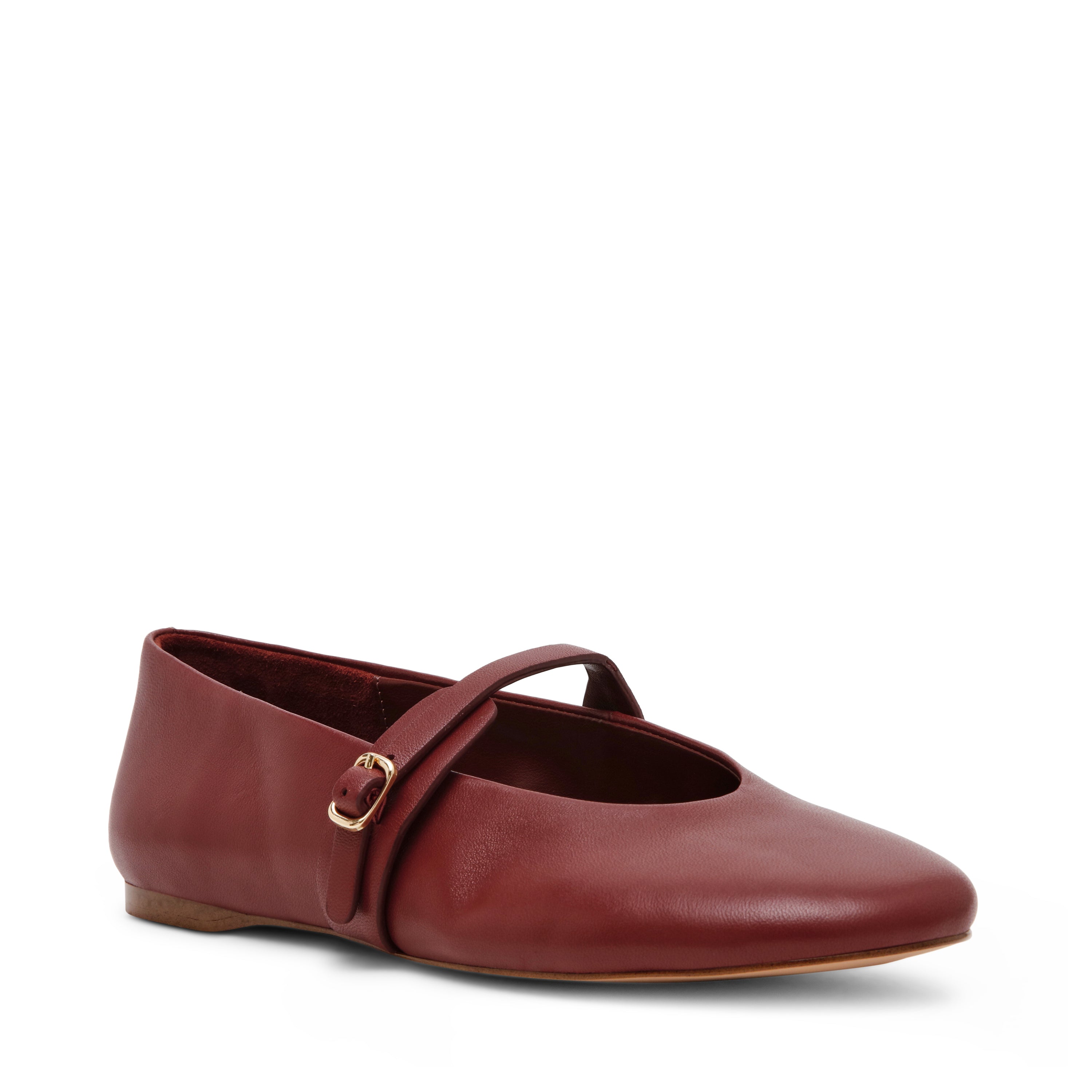 Rejoice Flat Shoe CHERRY MAH LEATHER