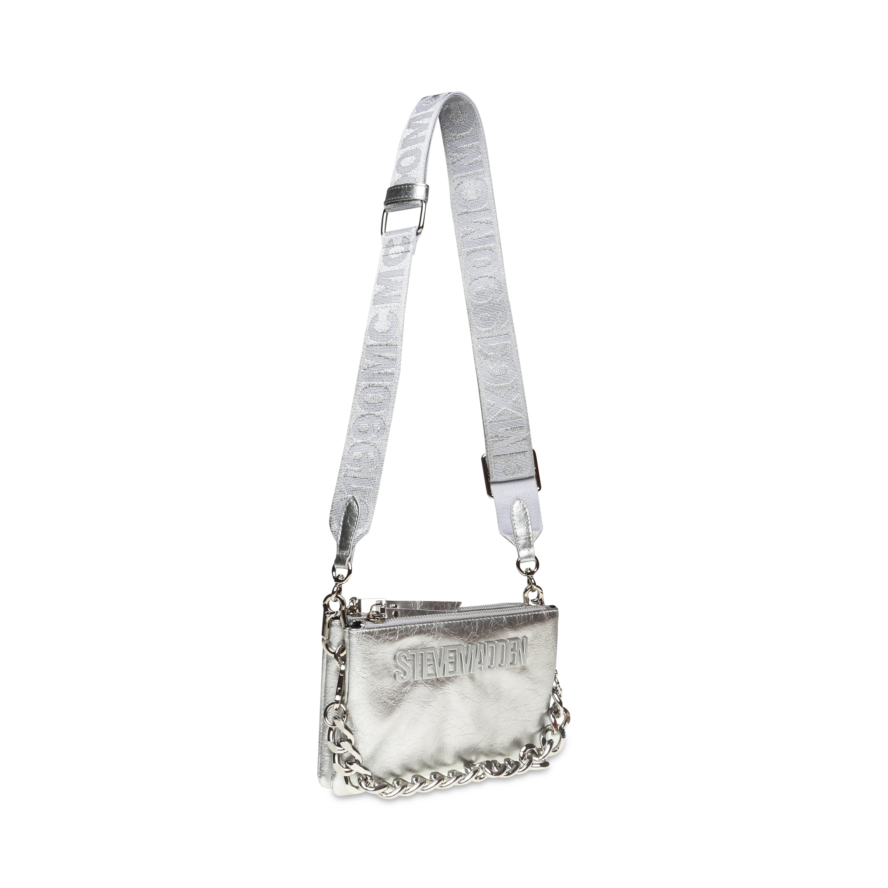 BNICCO CROSSBODY BAG SILVER- Hover Image