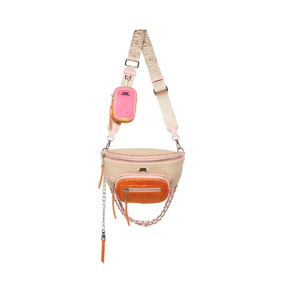 BDOUBLES CROSSBODY BAG TAN MULTI - Steve Madden Polska