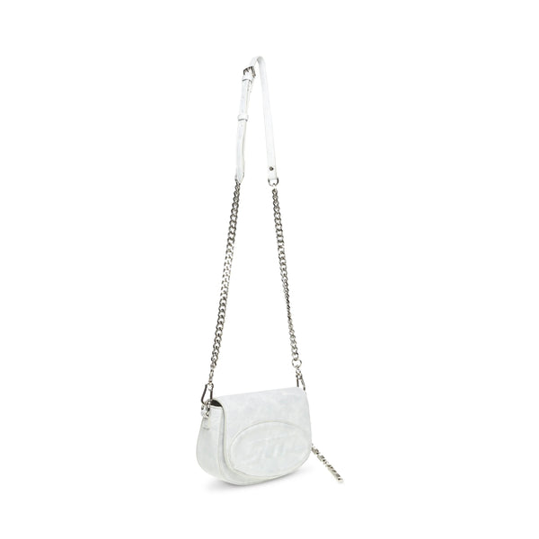 BDRIVE CROSSBODY BAG WHT/SIL - Steve Madden Polska