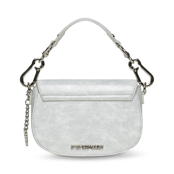 BDRIVE CROSSBODY BAG WHT/SIL - Steve Madden Polska