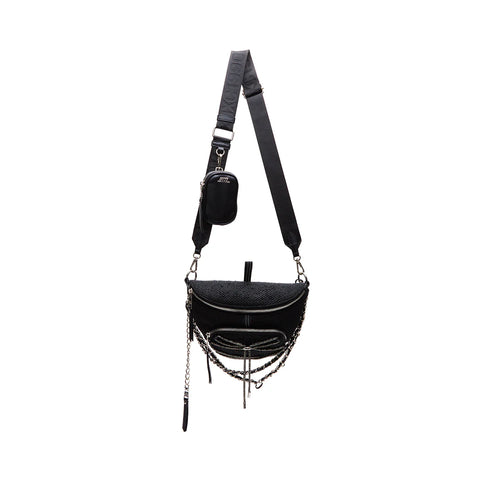 STEVE MADDEN Brapid Crossbody Bag Black Kabelky