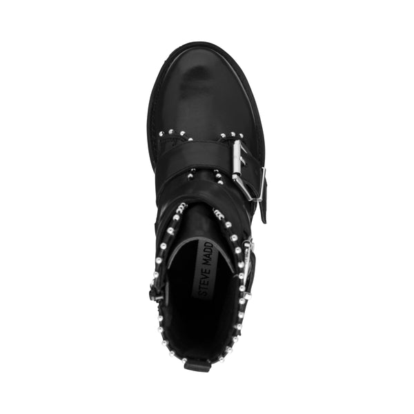 Jhoofy Black Leather - Steve Madden Polska