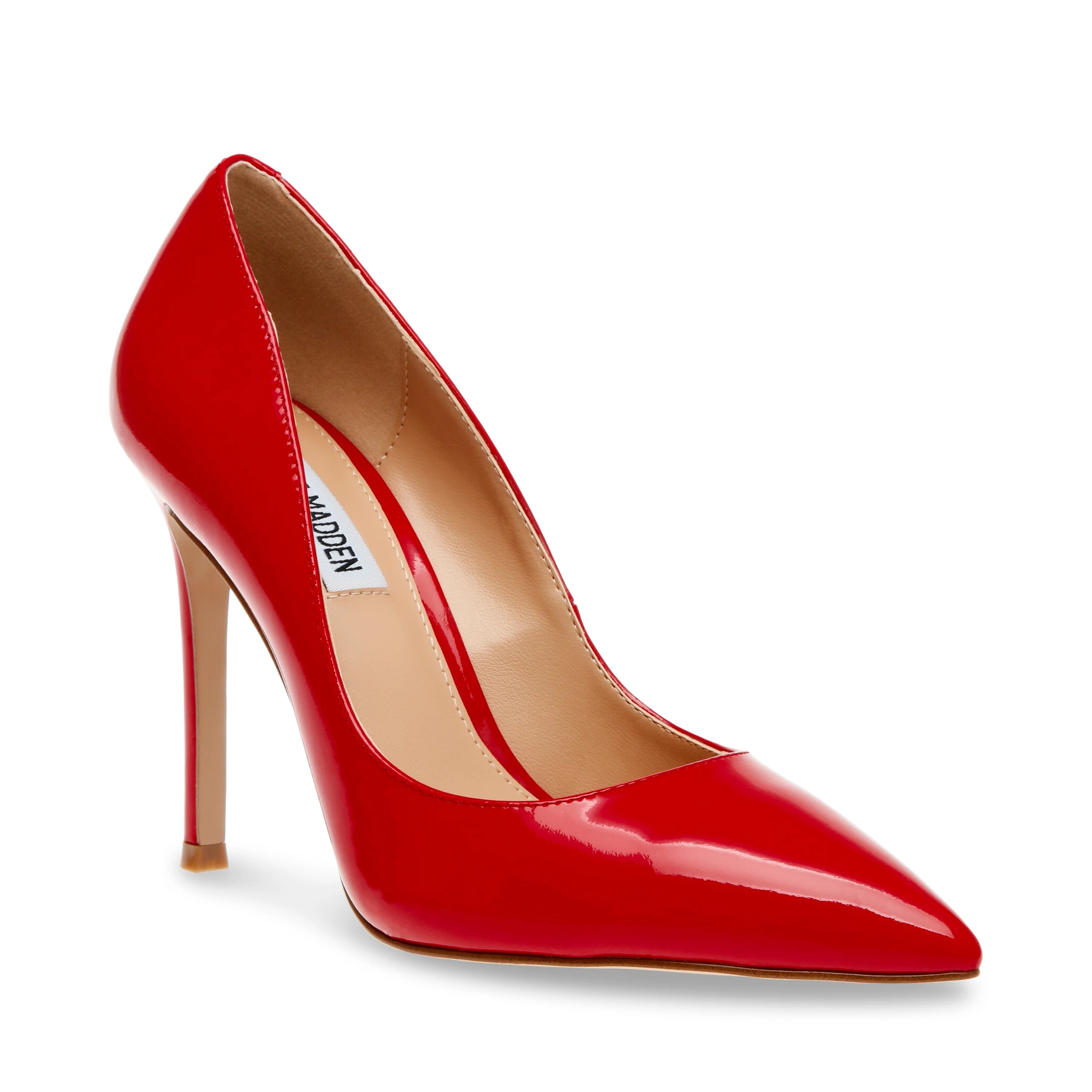 EVELYN-E PUMP RED LEATHER- Hover Image