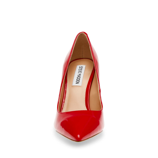 EVELYN-E PUMP RED LEATHER