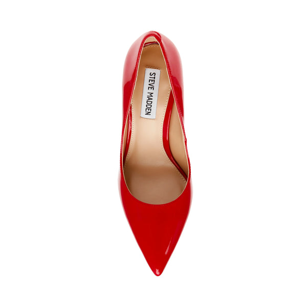 EVELYN-E PUMP RED LEATHER