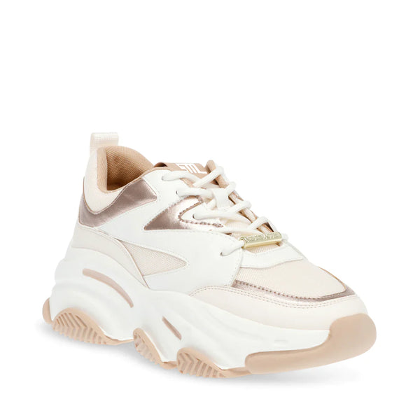 Progressive Sneaker Cream Rose Gld - Steve Madden Polska