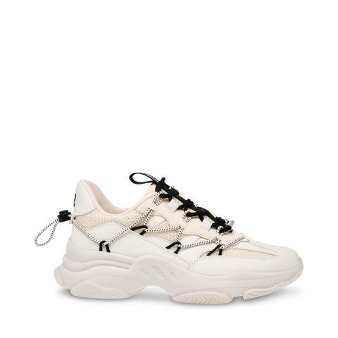 STEVE MADDEN MAGNETO-E SNEAKER OFF WHT/BEIGE GRY Hnědá