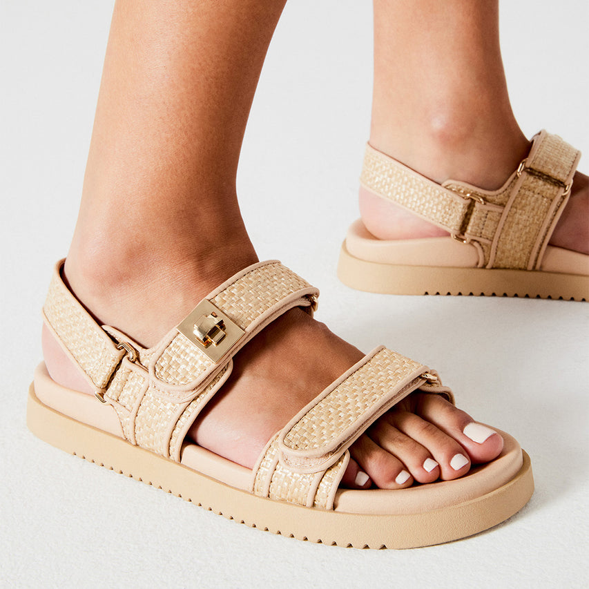 Mona Sandal RAFFIA