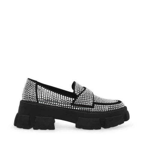 STEVE MADDEN TRIFECTA-R LOAFER RHINESTONE Boty - Novinky