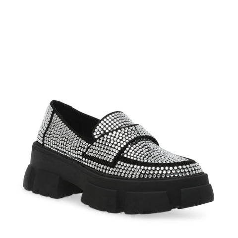 STEVE MADDEN TRIFECTA-R LOAFER RHINESTONE Boty - Novinky