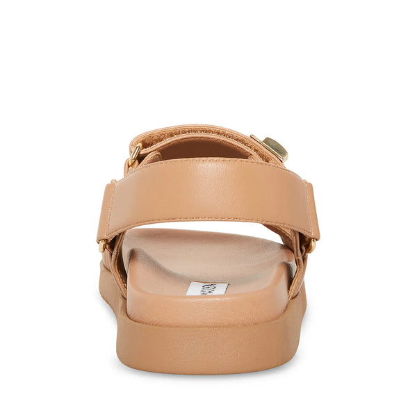 MONA SANDAL TAN LEATHER - Steve Madden Polska