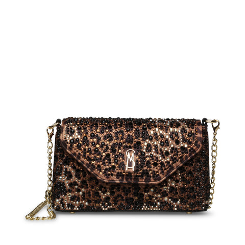 STEVE MADDEN BRETROS CROSSBODY BAG LEOPARD Hnědá