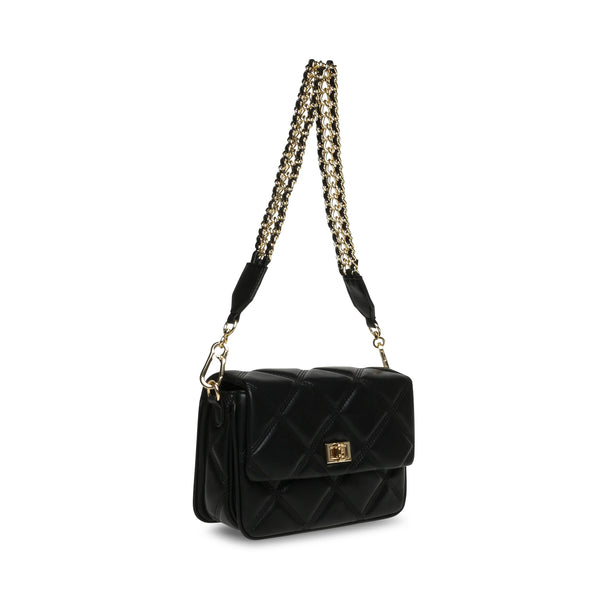 BROONEY CROSSBODY BAG BLACK/GOLD - Steve Madden Polska