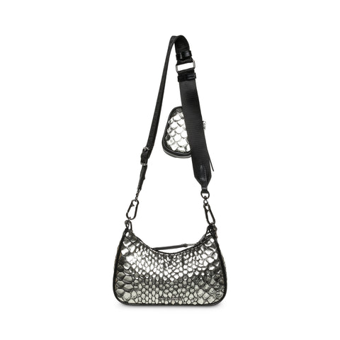 STEVE MADDEN BVITALZ CROSSBODY BAG SILVER Kabelky