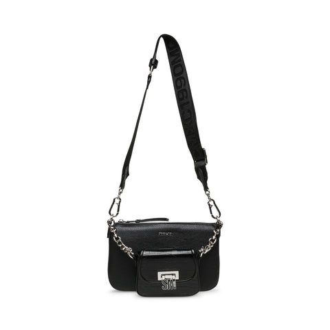 STEVE MADDEN BNAIM CROSSBODY BAG BLK/SIL BLACK