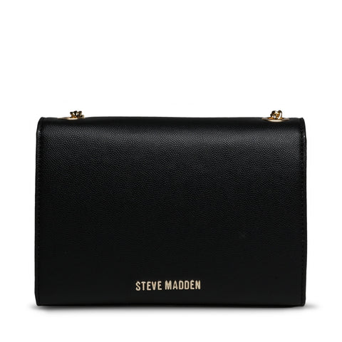 STEVE MADDEN Bramone Crossbody Bag Black/Gold Frontpage – bags