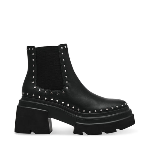 STEVE MADDEN BING BANG-S CHELSEA BOOTS BLACK WITH STUDS BLACK