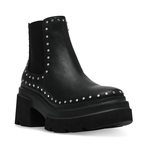 STEVE MADDEN BING BANG-S CHELSEA BOOTS BLACK WITH STUDS BLACK