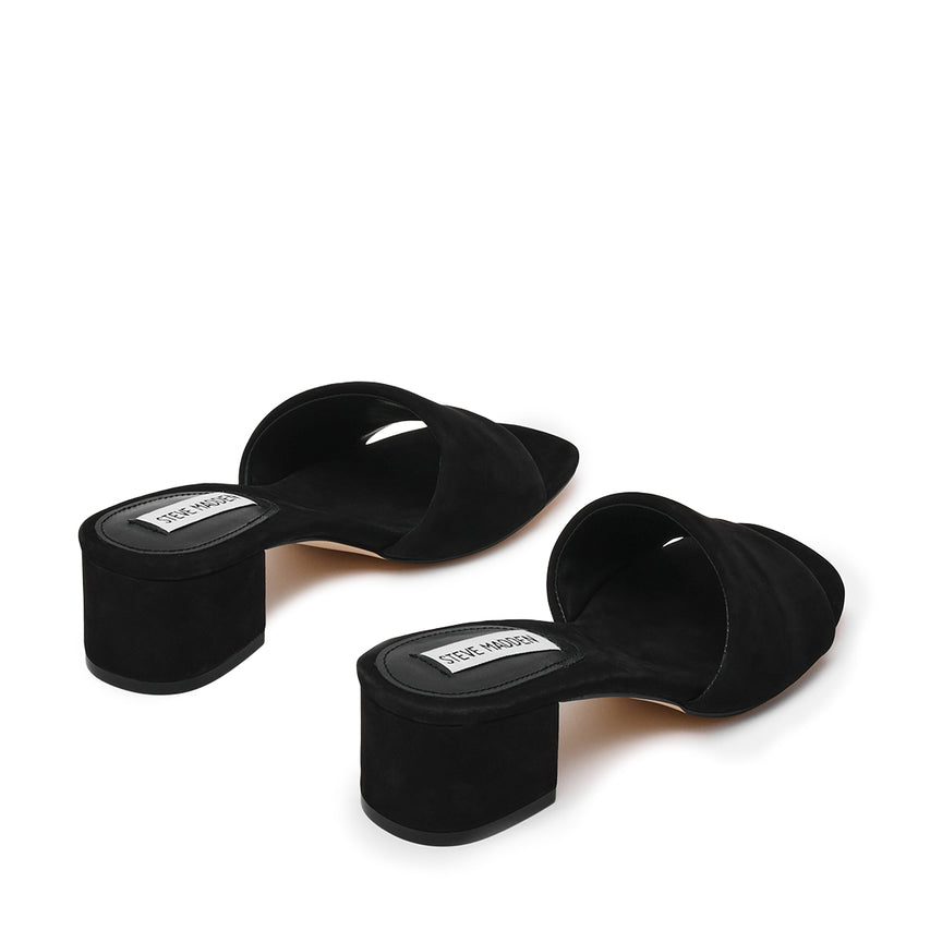 Blanche Slide BLACK NUBUCK