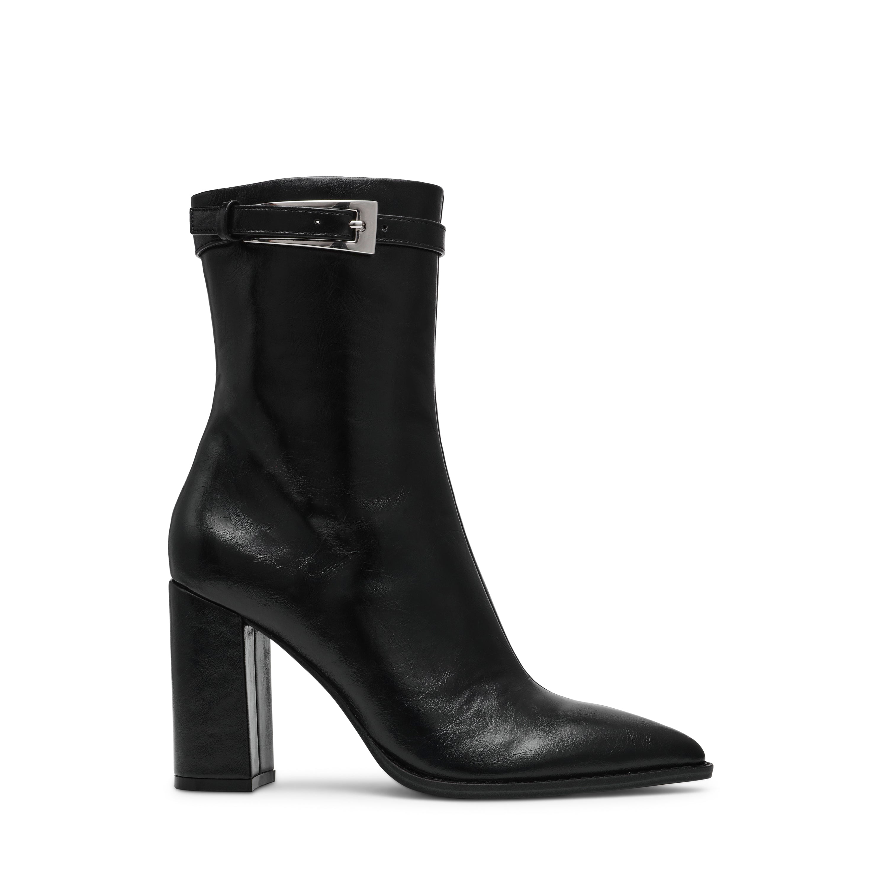 Brentley Heeled Ankle Boots Black