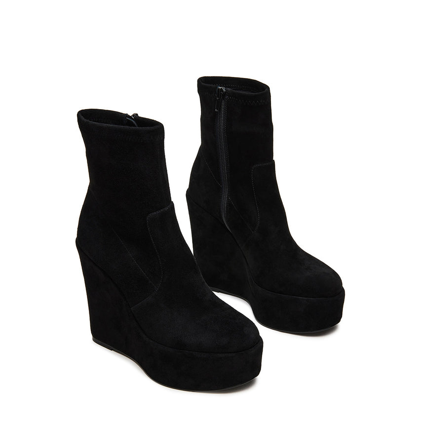 Cecil Bootie BLACK SUEDE - view 2
