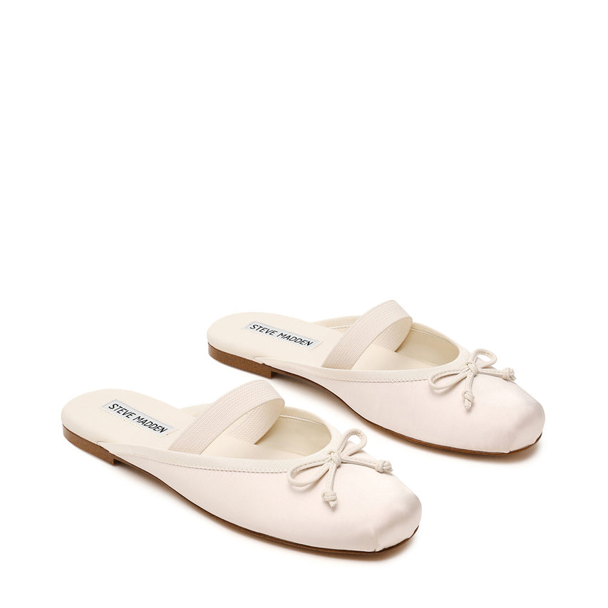 Cutesy Flat Shoe IVORY SATIN - view 2