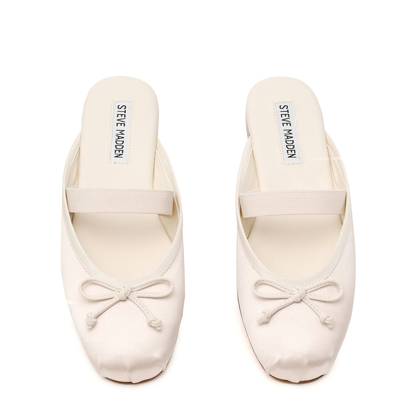 Cutesy Flat Shoe IVORY SATIN - view 3
