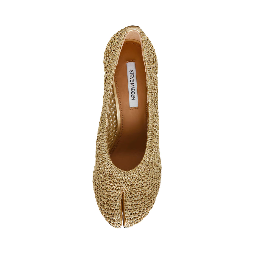 Juliette-Woven Pump CHAMPAGNE - view 6