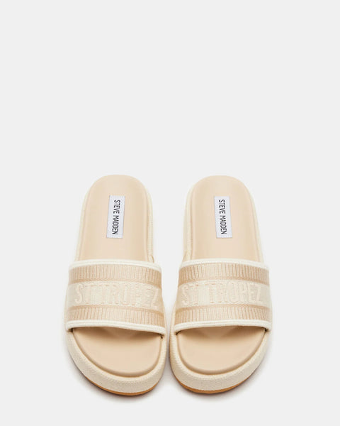 KNOXLEY SANDAL BONE MULTI - Steve Madden Polska