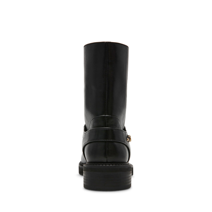 Loophole Bootie BLACK LEAT
