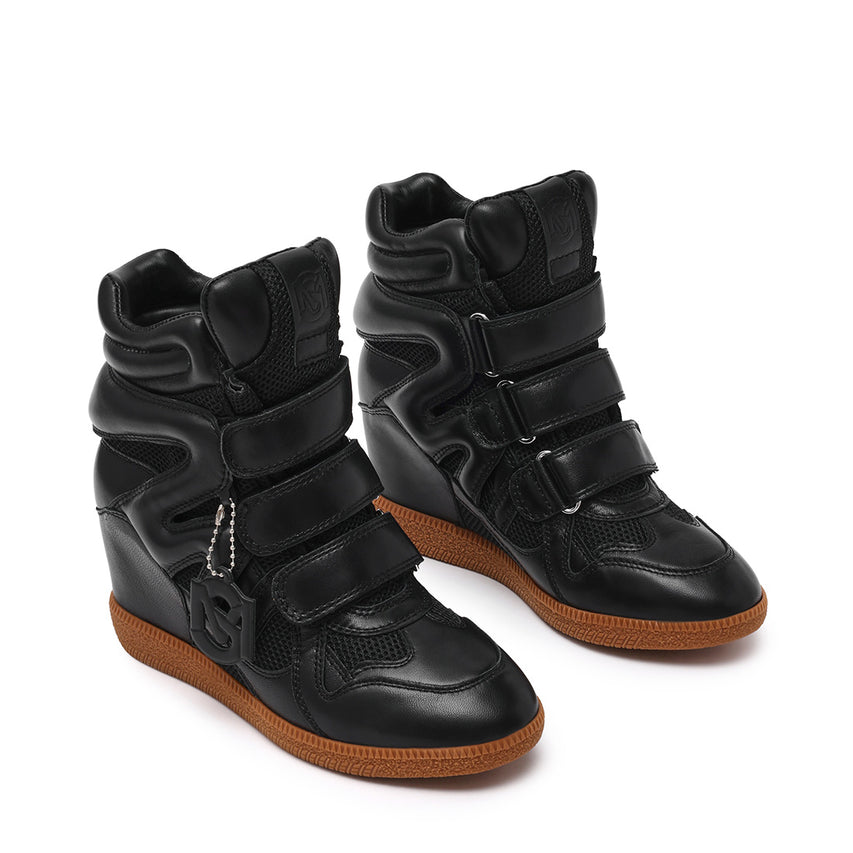 Mavis-LEA Sneaker BLACK LEATHER - view 2
