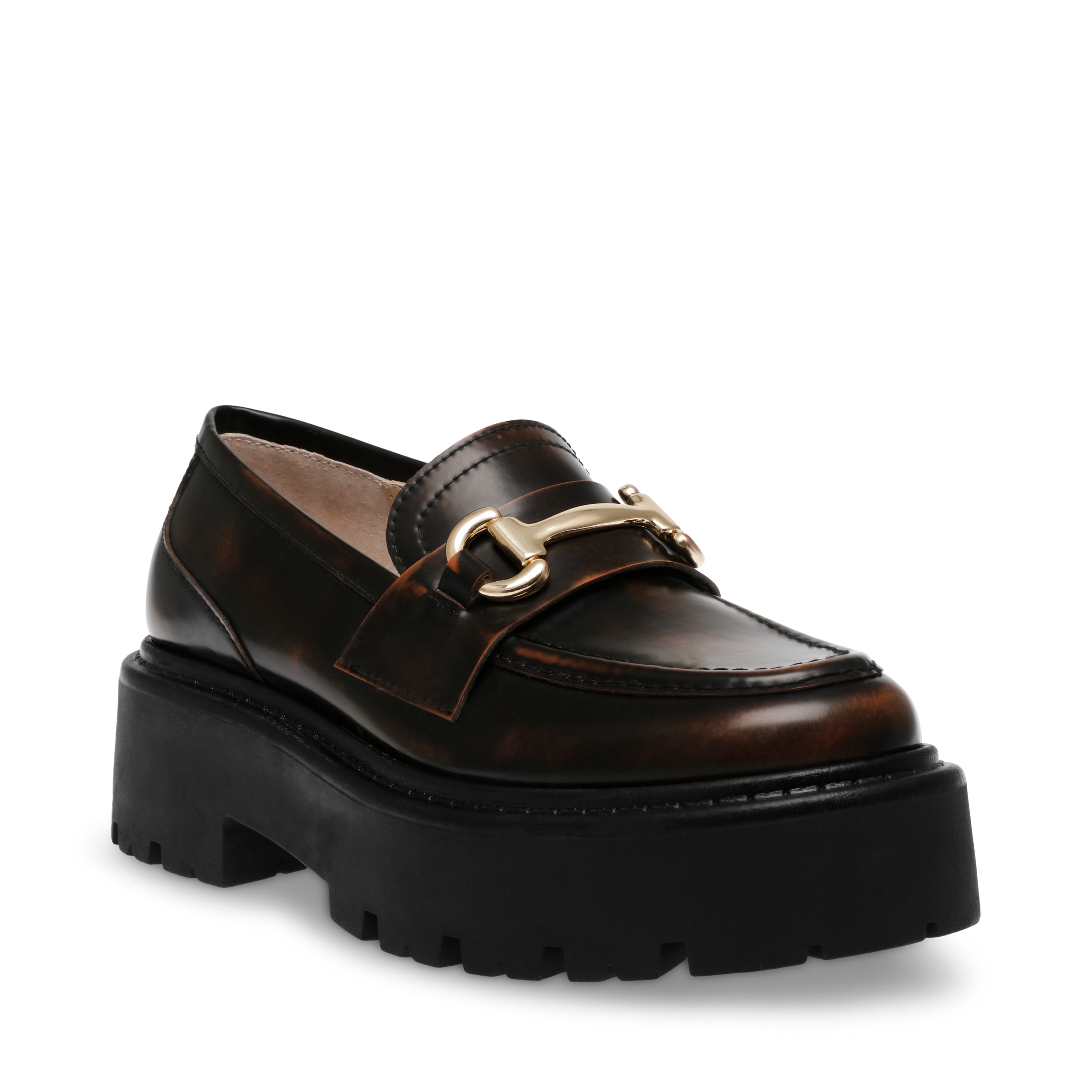 Occupy Flat Shoe BROWN ACTION LEATHER