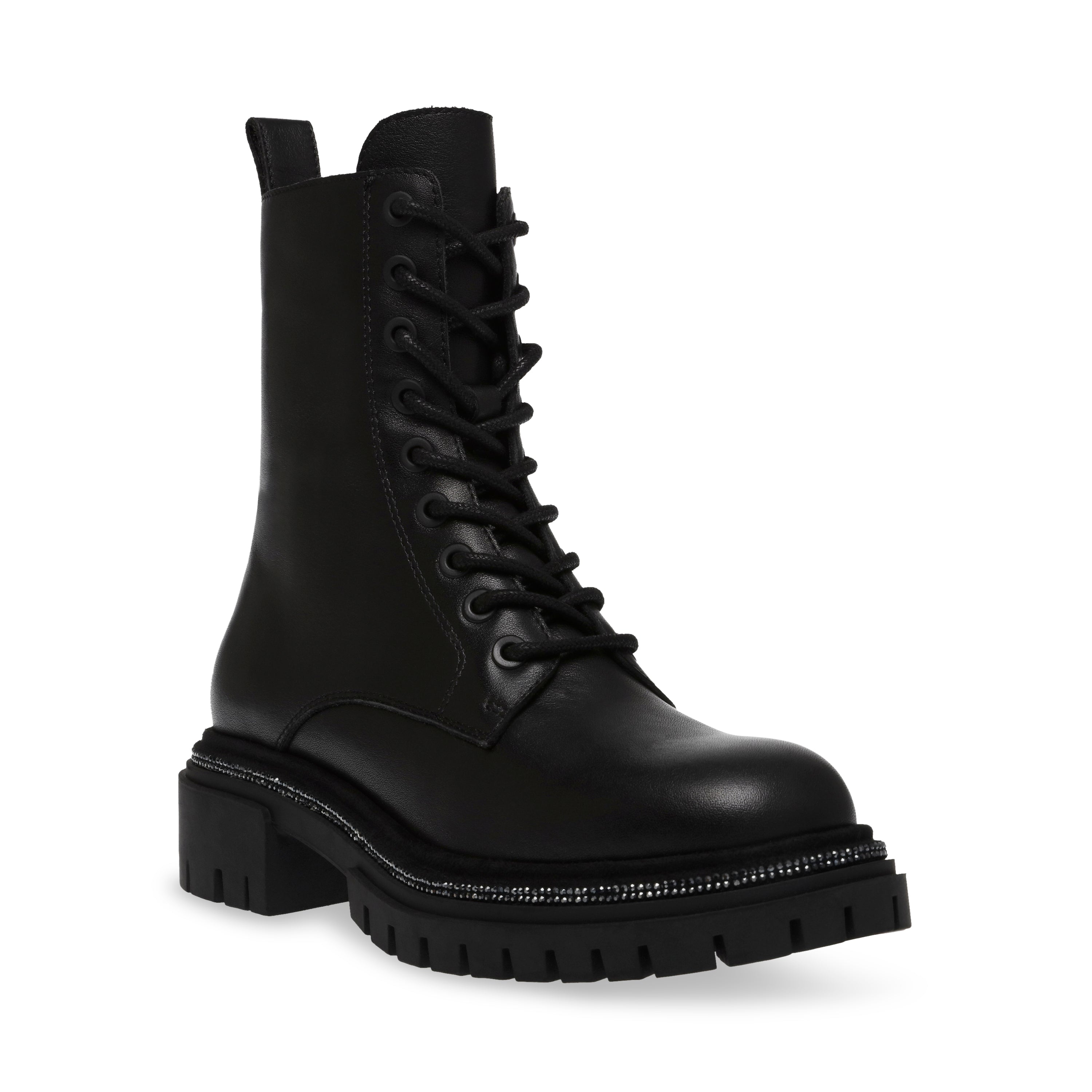 OPT-IN BOOTS BLACK LEATHER- Hover Image