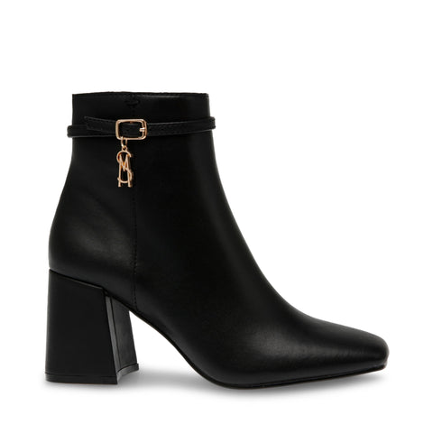 STEVE MADDEN RISA-E BOOTS BLK ACTION LEATHER Boty - Novinky