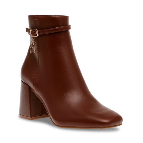 STEVE MADDEN RISA-E BOOTS DK CAPPUCCINO Hnědá