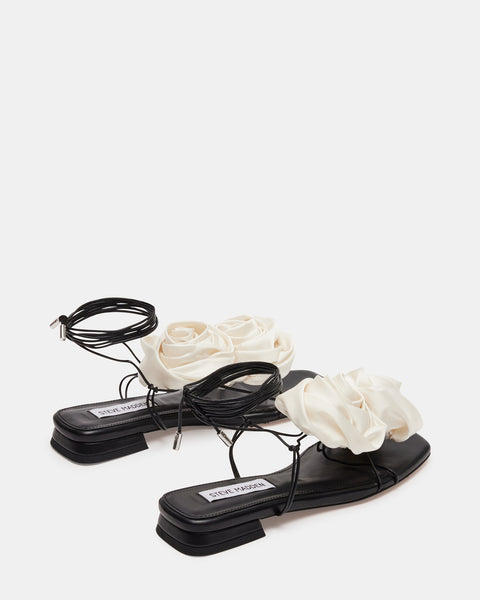 ROSALIND SANDALS BLACK MULTI