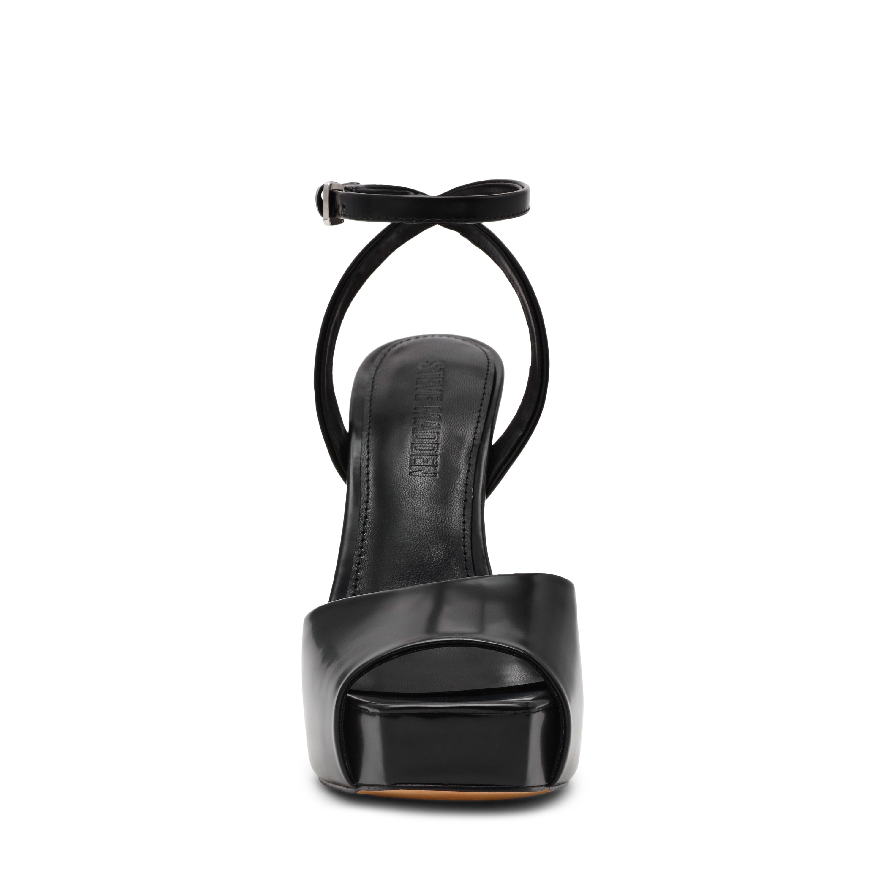 Sass Sandal BLACK LEAT