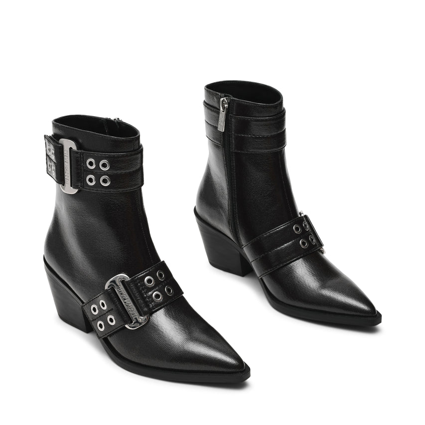 Splurge Bootie BLK CRINKLE