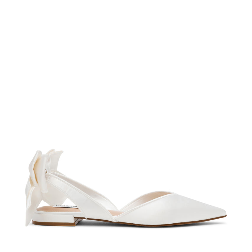 Synthia Flat Shoe IVORYSATIN