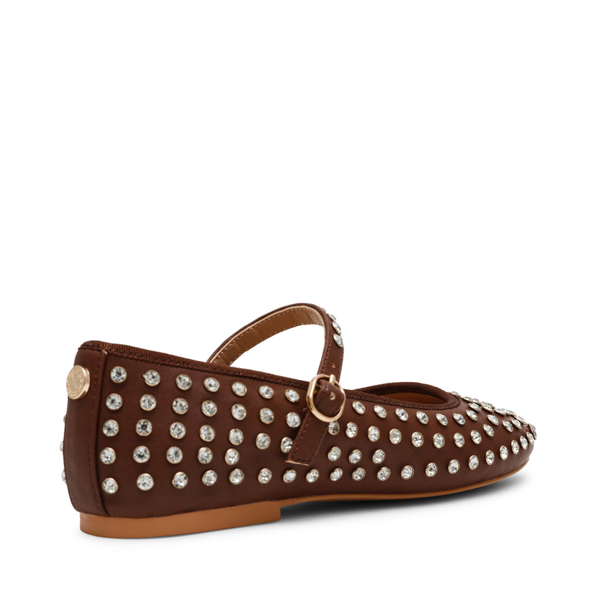 Vinetta-R Flat Shoe DK SEPIA BRN