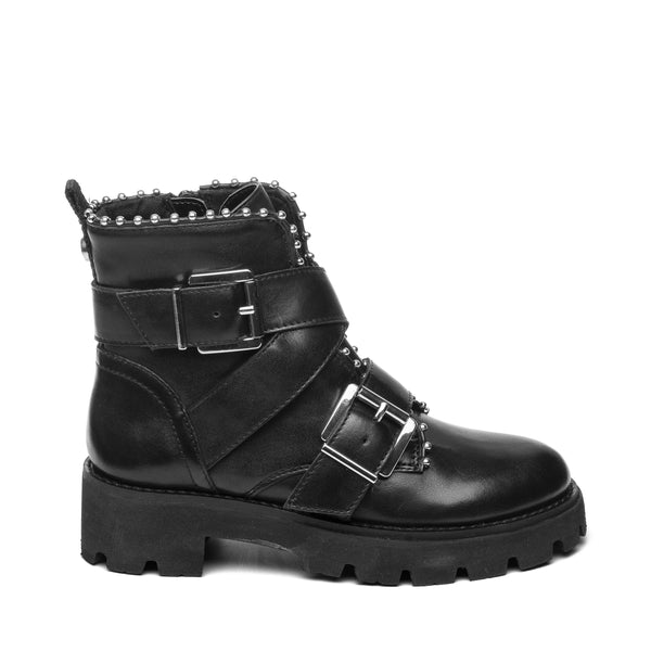 Jhoofy Black Leather - Steve Madden Polska